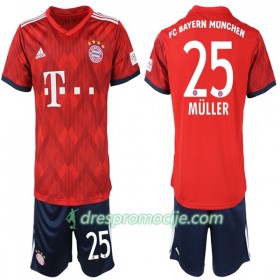 FC Bayern München Dres Müller 25 Dječji Domaći 2018/19 Kratkih Rukava